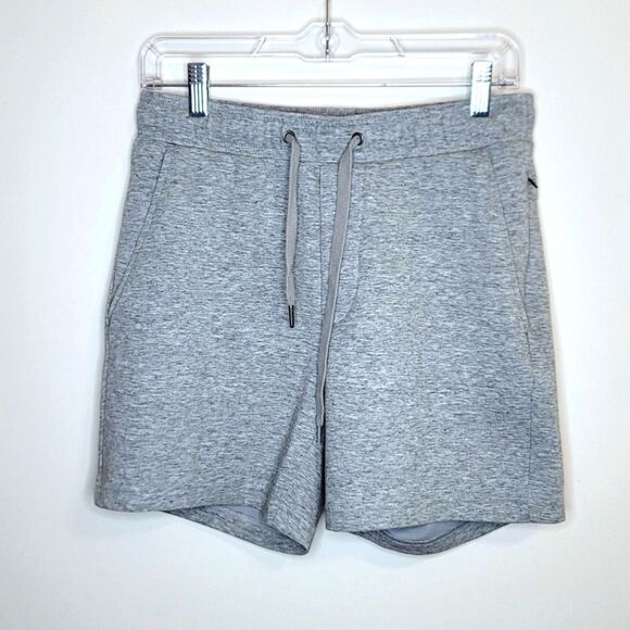 American Eagle Gray Drawstring Sweat Shorts Size Small - Picture 1 of 9